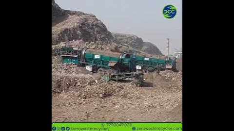 Movable Trommel Screen Working | Waste Recycling | Waste Sorting Machine | DCC Group