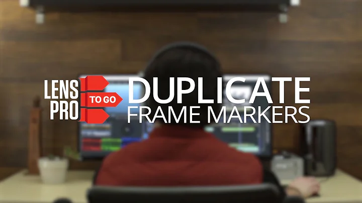 How To Use Duplicate Frame Markers | Premiere Pro Tutorial