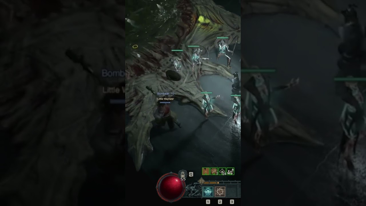 Diablo IV Open Beta - The World Boss, Ashava, Spawns! - Necromancer - Shorts