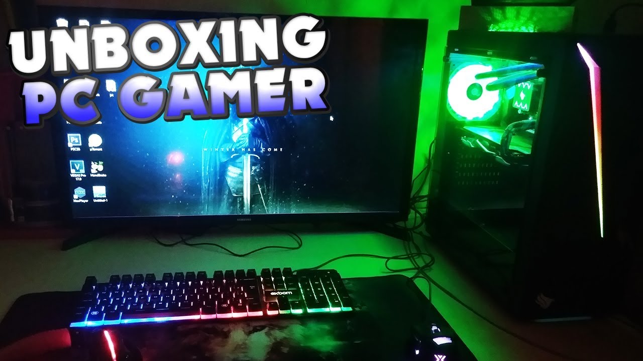 UNBOXING PC GAMER PICHAU!! 