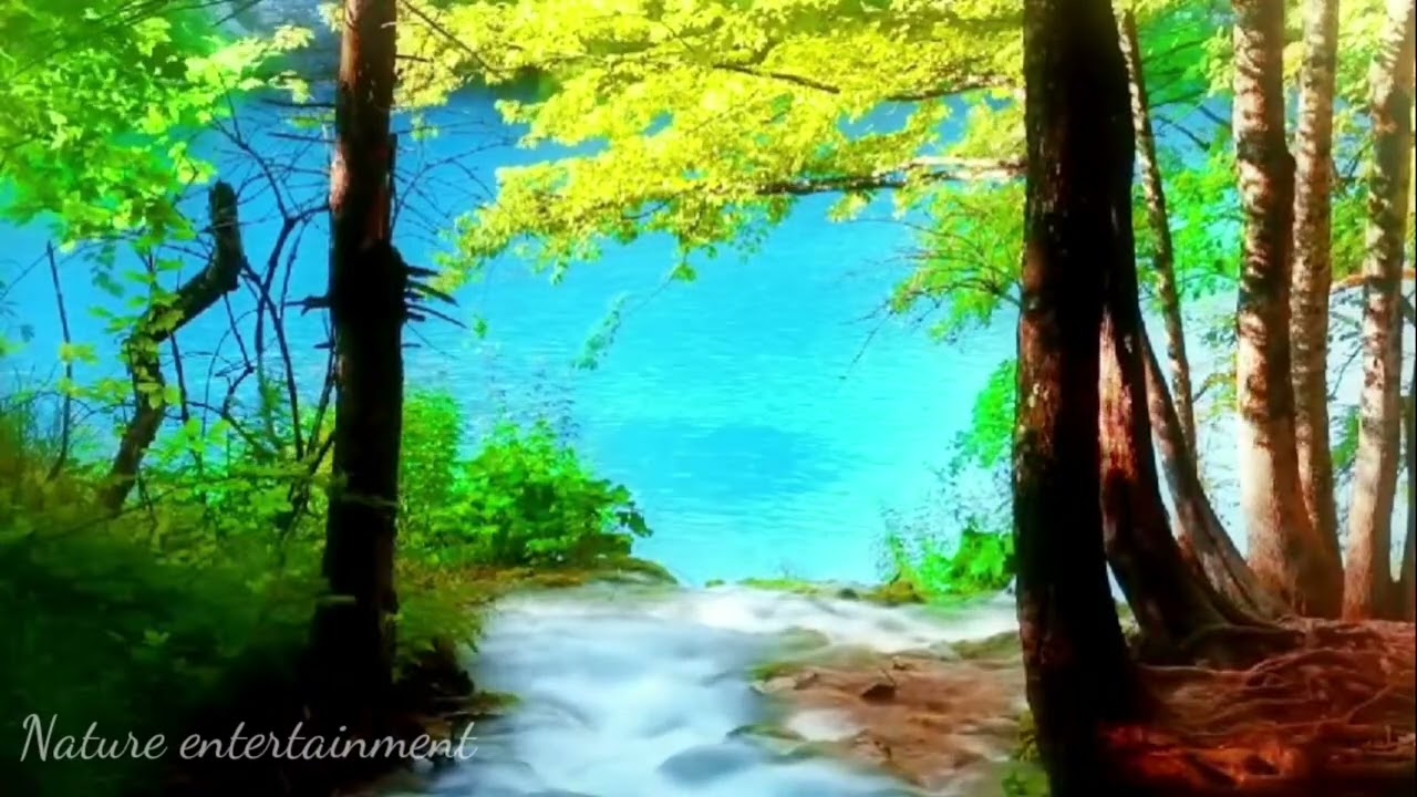 Relaxing music with the sound of running water~insomnia therapy 