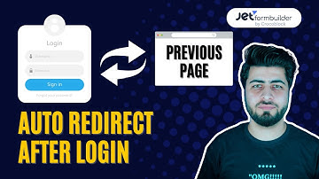 Automatically Redirect To Previous Page After Login with JetFormBuilder