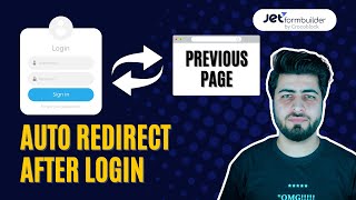 Automatically Redirect To Previous Page After Login with JetFormBuilder