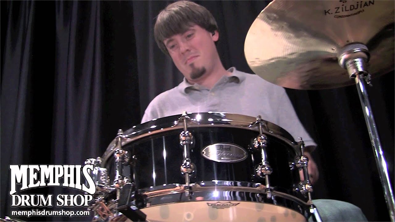 Pearl 14x5 Reference Pure Snare Drum - Piano Black