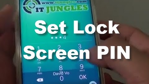 Samsung Galaxy S6 Edge: How to Set a PIN for Lock Screen