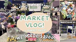 Crochet Market Vlog! 🌸 Selling Crochet at Supanova Sydney Artist Alley + Market Prep!