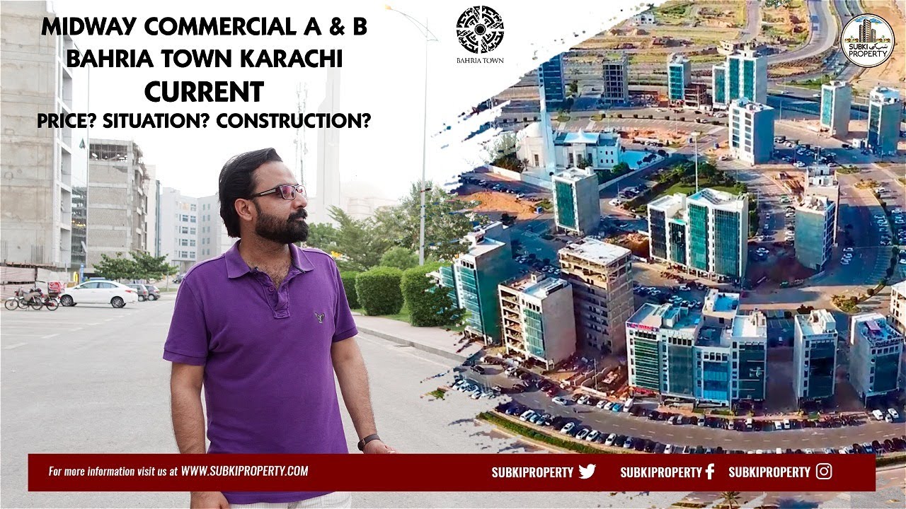 Midway Commercial A & B | Street View | Latest Update | Bahria Town Karachi