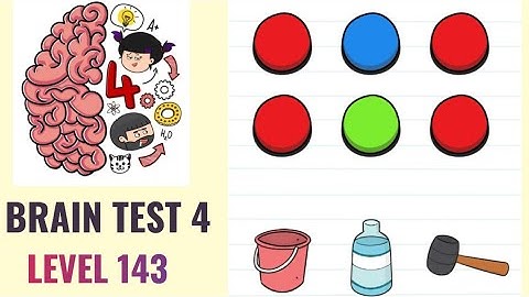🧠 Brain Test 4 Level 143 | Tap on the red buttons | Walkthrough