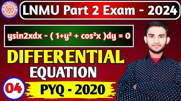 4.LNMU Part-2 Mathematics Honours Paper 4 VVI Question 2024 | B.sc Part-2 Important question 2024