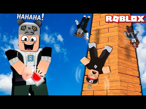 Herkesi Aşağıya Düşür ve Oyunu Kazan -  Panda ile Roblox Jenga