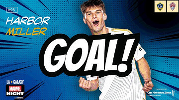 GOAL: Harbor Miller scores his first MLS goal to give LA Galaxy the lead vs. Colorado Rapids