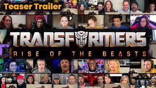 Transformers: Rise of the Beasts - Official Teaser Trailer || REACTION MASHUP || 2023 Movie