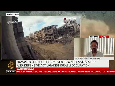 Al Jazeera English interview on Israel's flailing military "strategy" in Gaza