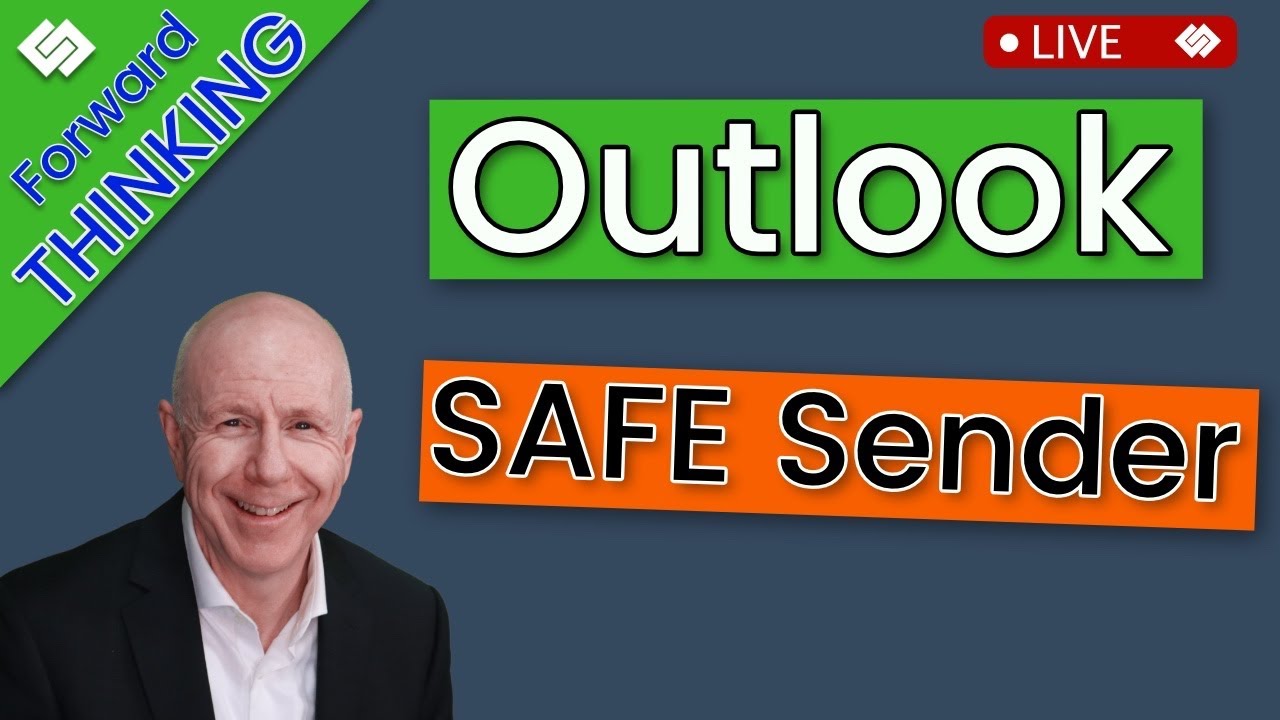 How to Manage your Outlook Safe Sender List YouTube