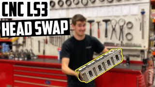 CNC Machining LS3 Heads for Ricky!! (huuuge gains)