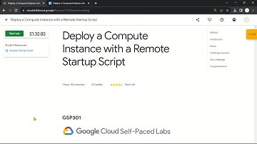 Deploy a Compute Instance with a Remote Startup Script | GSP301 | Solution