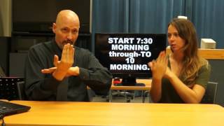 Hotel and Hospitality Sign Language (Part 8) American Sign Language (ASL)