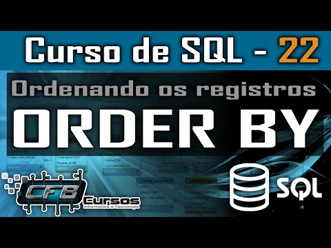 Vídeo: Como faço para organizar em ordem crescente no SQL?