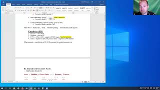 Payroll journal entries & T-accounts