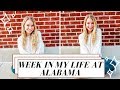 COLLEGE WEEK IN MY LIFE: stressful exams, being sick, working out | university of alabama