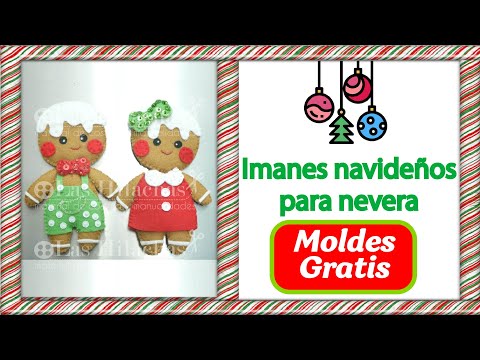 ?#Imanes #navideños para #nevera – #Tutorial #Navideño?