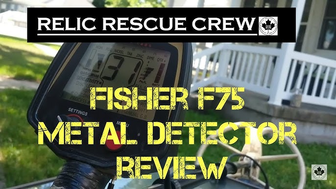 Fisher F75 Metal Detector | the best metal detector from Golden Detector  Company - YouTube
