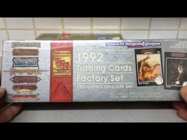 1992 Trading Cards Factory Set: 750 Card Complete Set (Advanced