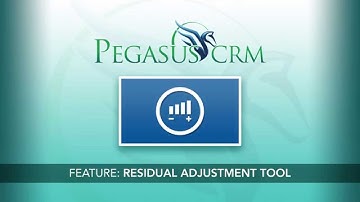 PegasusCRM - Residual Adjustment Tool