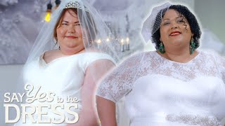 Same-Sex Couple Find Their Perfect Wedding Dresses Together! | Curvy Brides Boutique