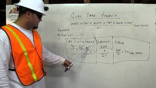 Cubic yard formula