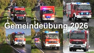 [Pressluft- & Bullhorngruß] Löschzug und Tenderfahrten der FF Diepersdorf bei der Gemeindeübung 2026