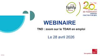 Webinaire - Troubles Du Neurodéveloppement