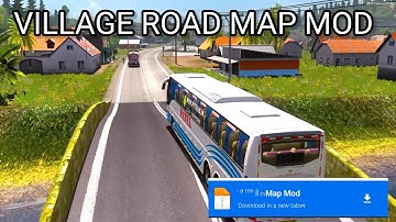 MAP MOD BUSSID 4.2v Village road map mod ||2024 bus simulator Indonesia bussid #mod_map_bussid