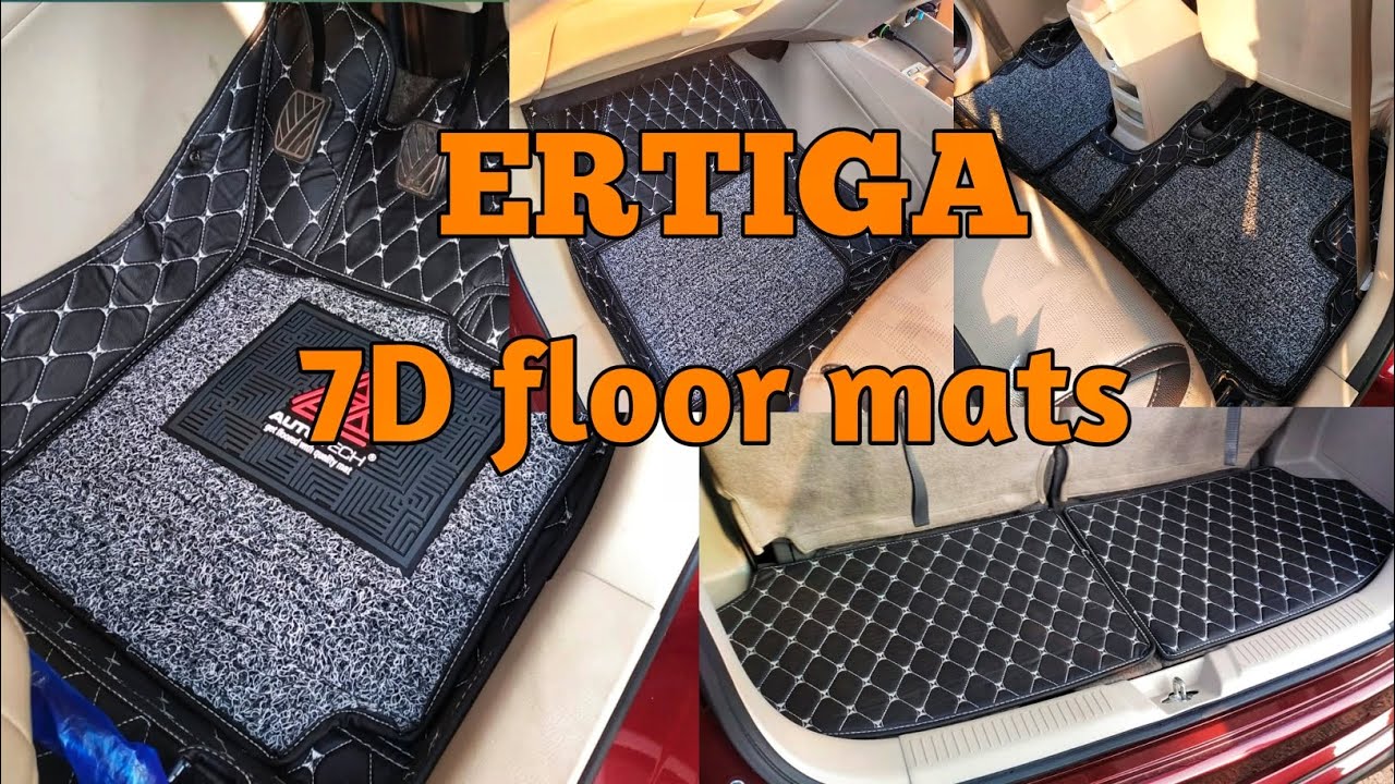 Ertiga 7D floor mats installation 7Dmats ertiga vandipranthan YouTube