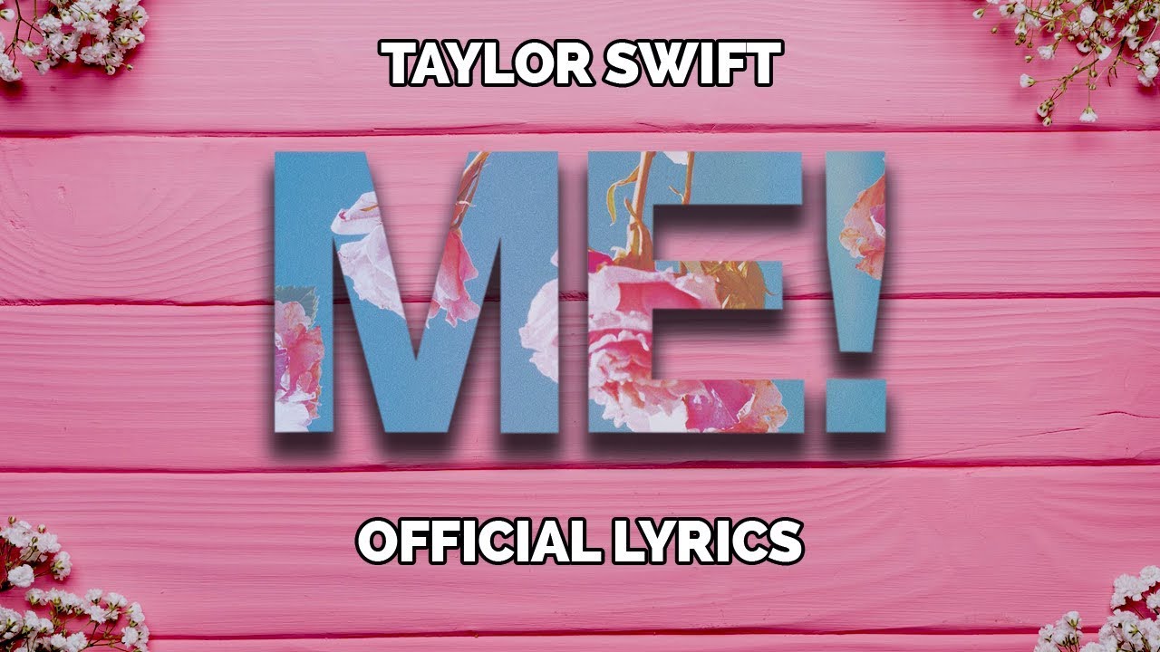 Taylor Swift Me Lyrics Feat Brendon Urie Of Panic At The Disco Youtube