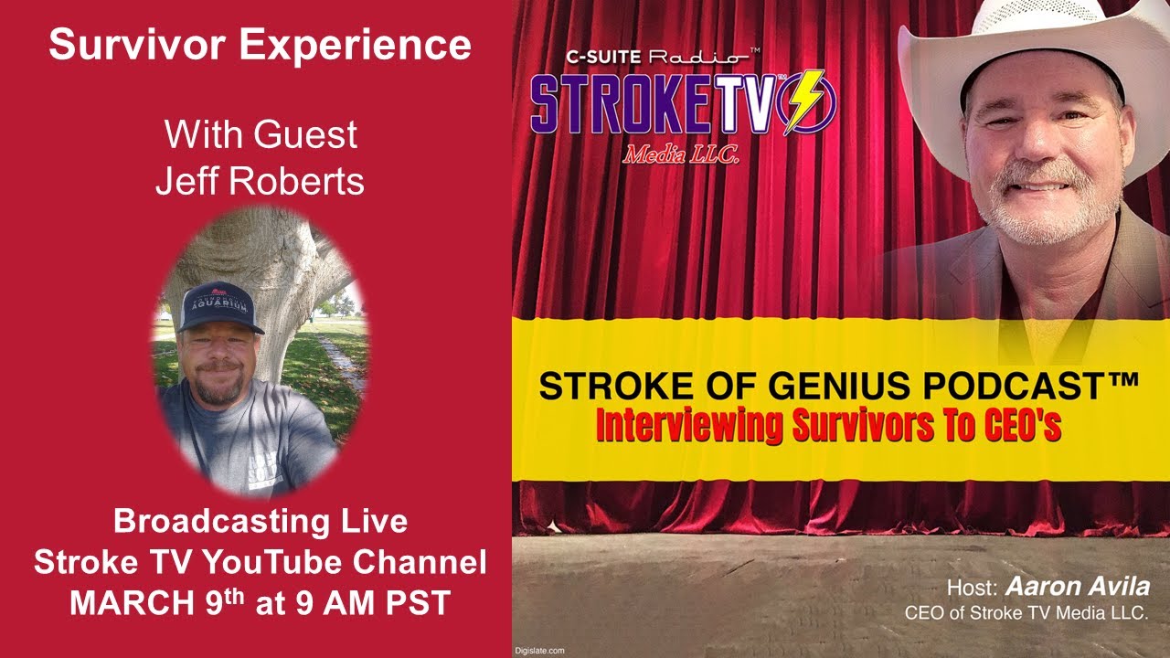 Stroke Of Genius Podcast Survivor Experience Ep 17 - YouTube