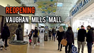 Reopening Vaughan Mills Mall After lockdown, Toronto, March 1, 2021