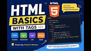 HTML Basics | Learn HTML Tags for Beginners | Complete Introduction to HTML