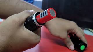 HY-X10 Telescopic flashlight/Taser