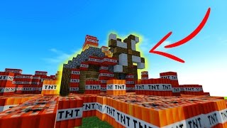 HOW MUCH TNT DOES IT TAKE TO EXPLODE THIS HOUSE!? - MINECRAFT TNT CHALLENGE screenshot 4