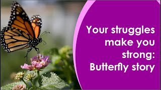 Your struggles make you strong: Butterfly story | Inspirational Video in Hindi | Jagdeep Bhargava