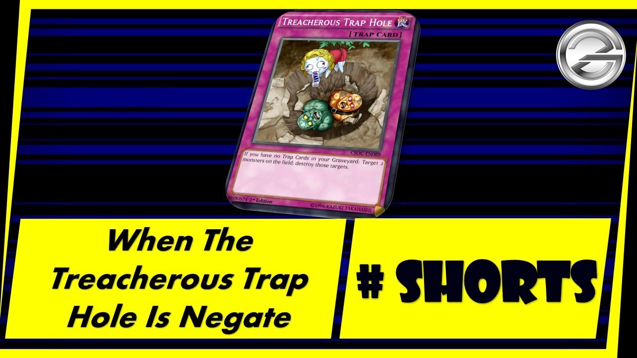 When The Treacherous Trap Hole Is Negate | Yugioh Duel Links