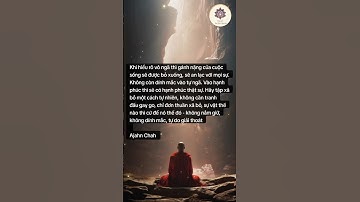 Thiền sư Ajahn Chah : nghe, thấy , biết “như nó đang là”🙏🙏🙏