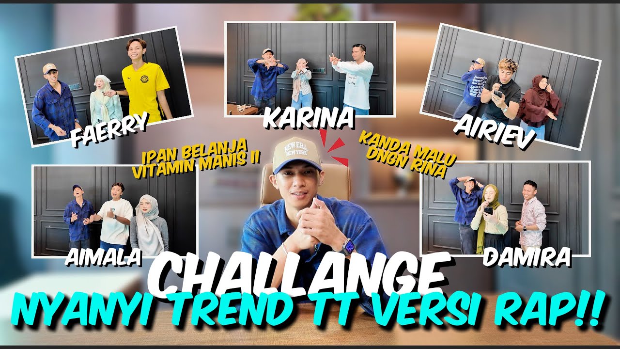 CHALLENGE TREND TIKTOK RAP!! DAMIRA PRO NYANYI!! BANYAK MENC4RUT DORANG NI!!