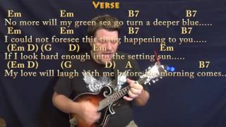 Video thumbnail of "Paint It, Black (The Rolling Stones) Mandolin Cover Lesson in Em with Chords/Lyrics"