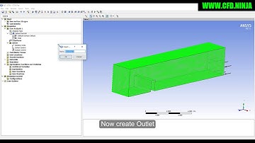 ✅ ANSYS CFX Tutorial - Free surface 3D - Part 1/2