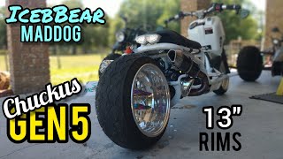 Icebear Maddog 150cc Gen 5 With 13x8 Fat Wheels and Tires (How I Did it)