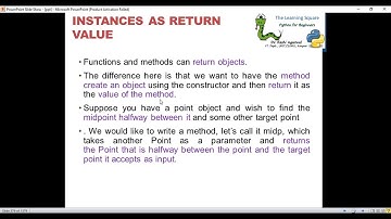Instances as return values in Python