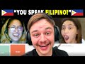 They were not expecting me to speak filipino  omegle reactions