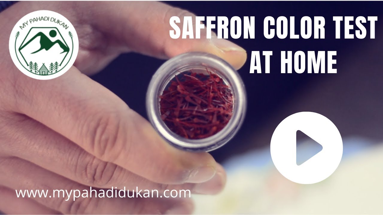 Mongra Saffron | Pure Kashmiri Saffron | Saffron Purity Test at Home | My Pahadi Dukan